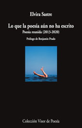 Lo que la poesía aún no ha escrito, Elvira Sastre - VISOR EDITORIAL