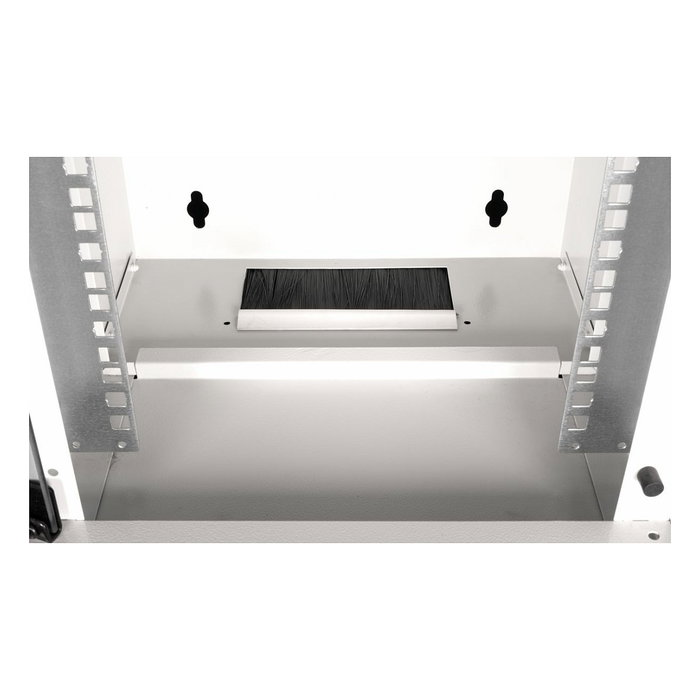 EQUIP Bastidor de pared 6U con puerta de vidrio templado Gris EWM-06-3030-G