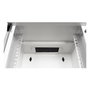 EQUIP Bastidor de pared 6U con puerta de vidrio templado Gris EWM-06-3030-G