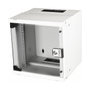 EQUIP Bastidor de pared 6U con puerta de vidrio templado Gris EWM-06-3030-G
