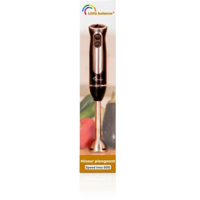 Little Balance LIT3760240784593 Batidora de mano Speed Inox 600