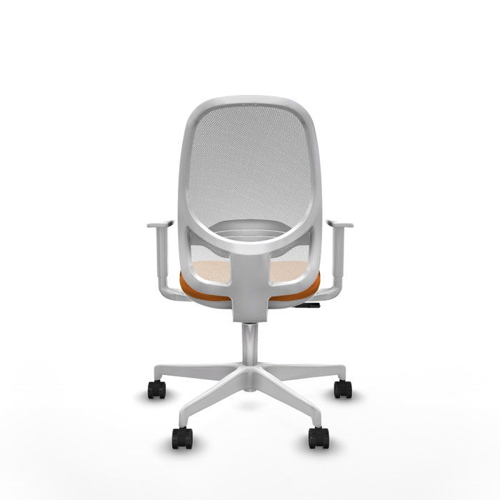 PIQUERAS Y CRESPO Silla de oficina Cilanco Naranja y Blanco PIQUERAS Y CRESPO Silla de oficina Cilanco Naranja y Blanco