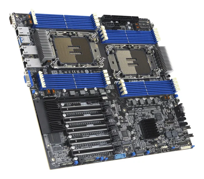 ASUS Z13PE-D16/ASMB11 Placa base para servidor Intel C741, Socket LGA 4677 (E), ATX extendida, 16x DIMM DDR5 (hasta 2TB), 10GbE, M.2, SATA III, 5x PCIe 5.0 x16