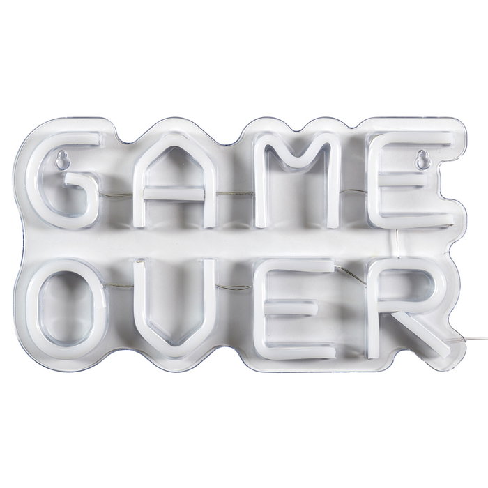 Home Deco Factory Lámpara LED Neón "Game Over" USB Home Deco Factory Lámpara LED Neón "Game Over" USB