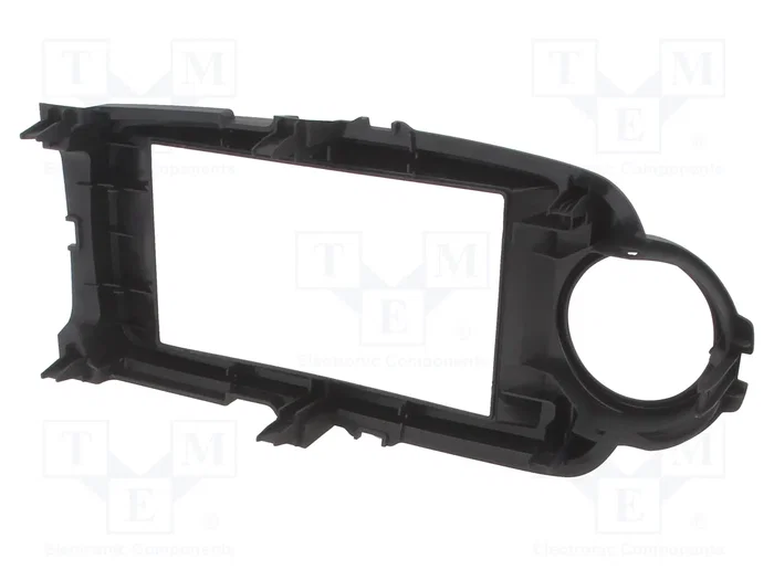 ACV Bastidor de montaje de radio para Toyota Yaris (XP13 Facelift) 2014+, 2 DIN, negro