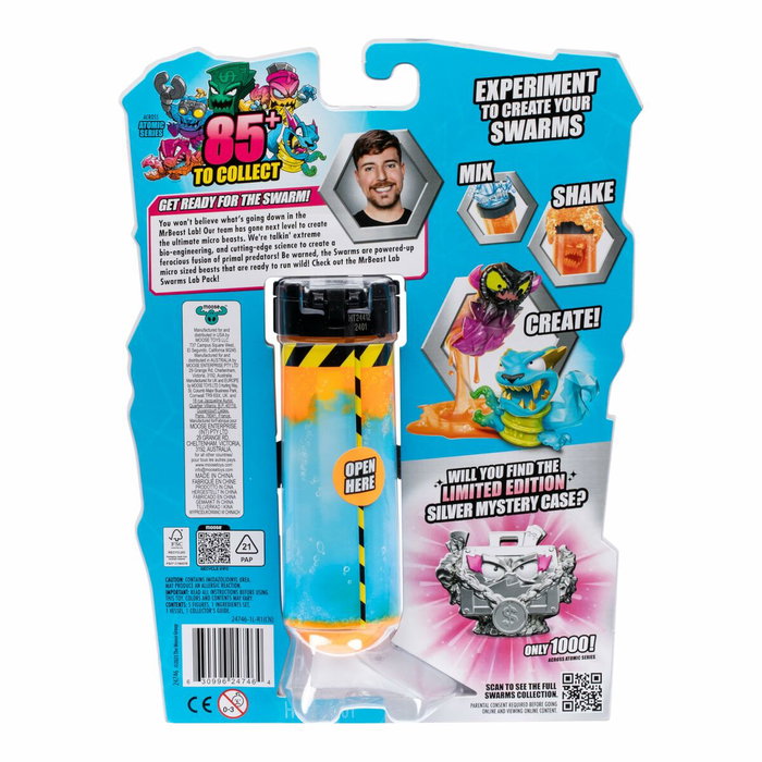 Mrbeast Lab Pack de 5 minifiguras Swarms Atomic Mrbeast Lab Pack de 5 minifiguras Swarms Atomic