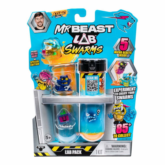 Mrbeast Lab Pack de 5 minifiguras Swarms Atomic Mrbeast Lab Pack de 5 minifiguras Swarms Atomic