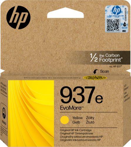 HP 937e EvoMore Cartucho de Tinta Amarillo (XL) Original HP 937e EvoMore Cartucho de Tinta Amarillo (XL) Original