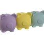 DKD Home Decor Hucha de Cerdo Mate Surtido de 3 Unidades