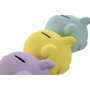 DKD Home Decor Hucha de Cerdo Mate Surtido de 3 Unidades