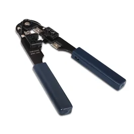 Aisens Crimpadora Metálica A142-0310 para RJ45, Negro y Azul