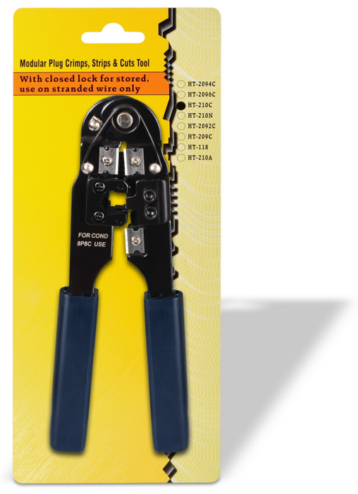 Aisens Crimpadora Metálica RJ45 Negro y Azul A142-0310