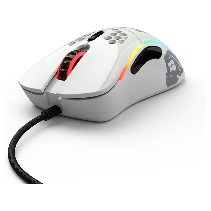 Glorious Race Model D RGB Blanco Brillante Glorious Race Model D RGB Blanco Brillante