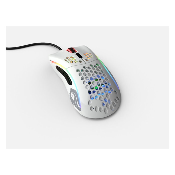 Glorious Race Model D RGB Blanco Brillante Glorious Race Model D RGB Blanco Brillante