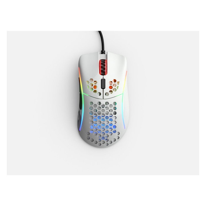 Glorious Race Model D RGB Blanco Brillante Glorious Race Model D RGB Blanco Brillante