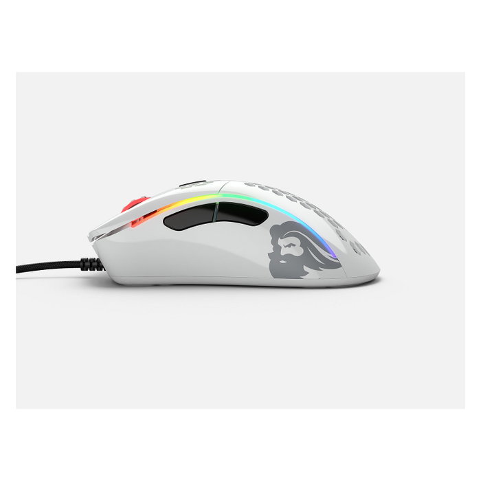 Glorious Race Model D RGB Blanco Brillante Glorious Race Model D RGB Blanco Brillante