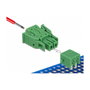 DeLOCK 65952 Terminal block de 2 pines 3,81 mm paso horizontal verde