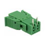 DeLOCK 65952 Terminal block de 2 pines 3,81 mm paso horizontal verde