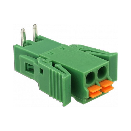 DeLOCK 65952 Terminal block de 2 pines 3,81 mm paso horizontal verde DeLOCK 65952 Terminal block de 2 pines 3,81 mm paso horizontal verde