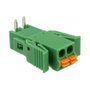 DeLOCK 65952 Terminal block de 2 pines 3,81 mm paso horizontal verde