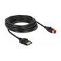 DeLOCK 85481 Cable PoweredUSB de 24 V a 8 pines, 5 m