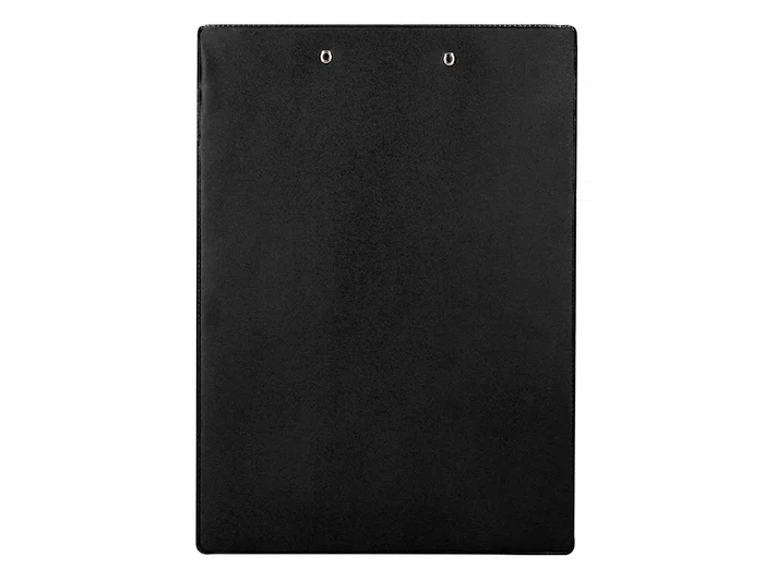 Carpeta Q-connect Miniclip Superior DIN A4 Plástico Negro 50% Reciclado Grosor 2,1 mm