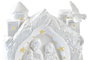 DKD Home Decor Nacimiento de Porcelana LED Blanco