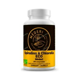 MEDERI Nutrición Integrativa - Espirulina & Chlorella Orgánica Eco 500 Comprimidos - Complemento Alimenticio para Peso, Energía y Detox