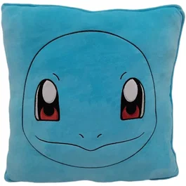 Pokemon POK3700891706698 Cojín Premium Squirtle Microfibra Cuadrado 40 cm
