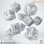 Q Workshop El Señor de los Anillos: Pack de 10 Dados D6 Rivendell (Piedra) inevitable