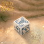 Q Workshop El Señor de los Anillos: Pack de 10 Dados D6 Rivendell (Piedra) inevitable