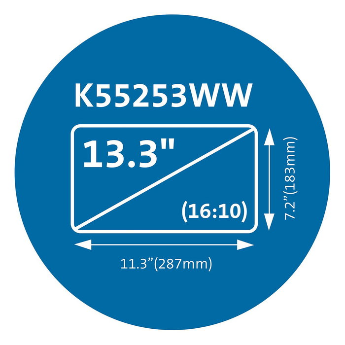 Kensington Filtro de Privacidad Magnético MagPro para Portátil 13.3 Pulgadas 33.8 cm Relación 16:10