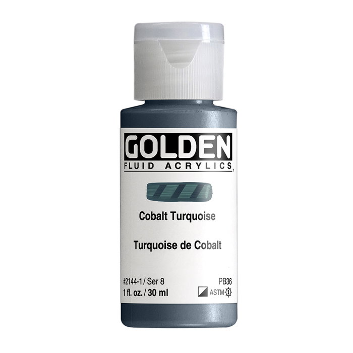 Golden Fluid Colores Acrílicos Turquesa Cobalto 30 ml Golden Fluid Colores Acrílicos Turquesa Cobalto 30 ml