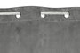 DKD Home Decor Cortina de Poliéster 140x260 con 8 Anillas Gris Claro