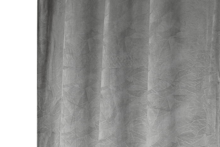 DKD Home Decor Cortina Gris Claro 260 x 140 cm (2 Unidades) Poliester