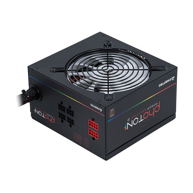 Chieftec CTG-650C-RGB Photon Serie 650W Fuente de Alimentación RGB 85% Eficiencia, Negro, Semimodular Chieftec CTG-650C-RGB Photon Serie 650W Fuente de Alimentación RGB 85% Eficiencia, Negro, Semimodular