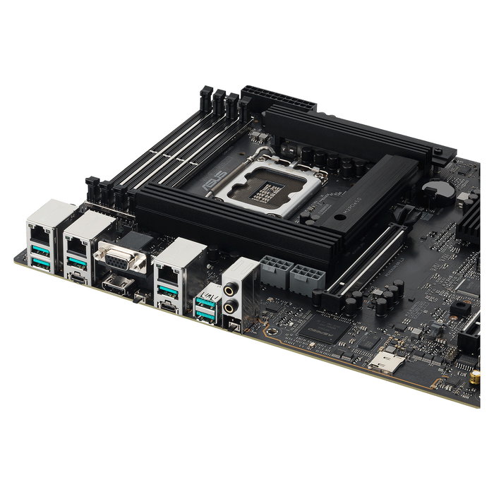 ASUS Pro WS W880-ACE SE - Placa Base ATX W880 LGA1851 para Intel Core Ultra, DDR5, 2x PCIe 5.0 x16, 4x M.2, USB4, 3x 2.5Gb LAN, Thunderbolt