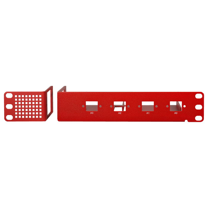 Securepoint SP-UTM-11722 - Kit de Montaje en Rack 19" 1U Premium, Color Rojo, Compatible con Black Dwarf Pro G5