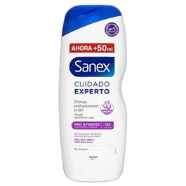 Sanex Pro Hydrate Gel de Ducha para Piel Muy Seca 600 ml