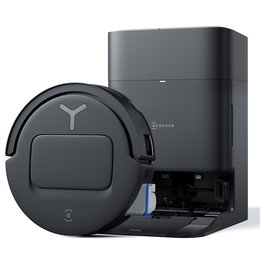 ECOVACS Deebot T80 OMNI Aspirador y Fregador Robot con Auto-Vaciado, Navegación AIVI 3D y Lidar, Negro, 18000 Pa, 3 L, Wi-Fi, Compatible con Alexa y Asistente Google