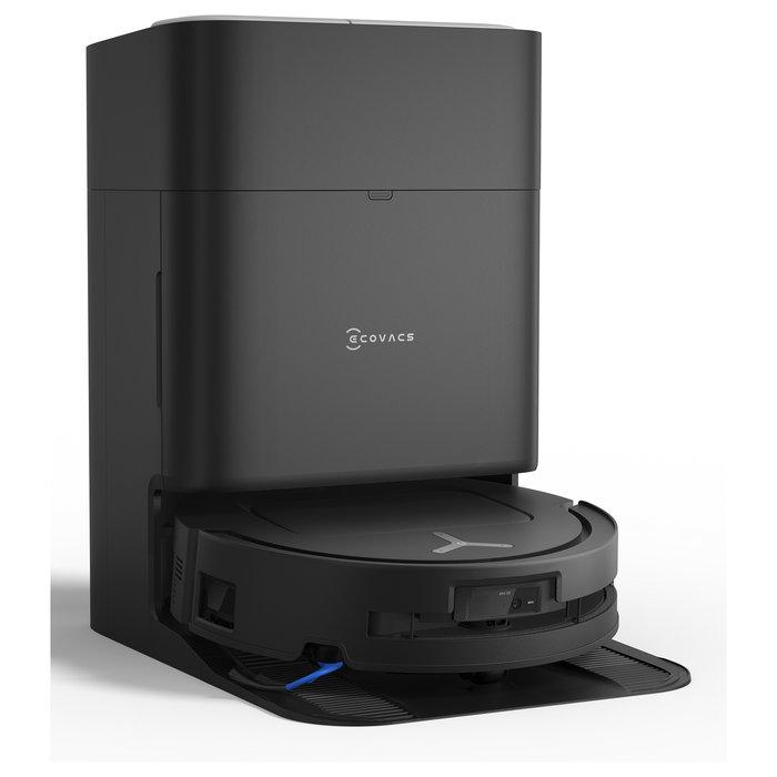 ECOVACS Deebot T80 OMNI Aspirador y Fregador Robot con Auto-Vaciado, Navegación AIVI 3D y Lidar, Negro, 18000 Pa, 3 L, Wi-Fi, Compatible con Alexa y Asistente Google