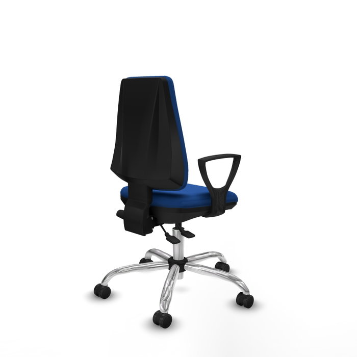PIQUERAS Y CRESPO Silla de oficina Elche con mecanismo Asincro en Azul
