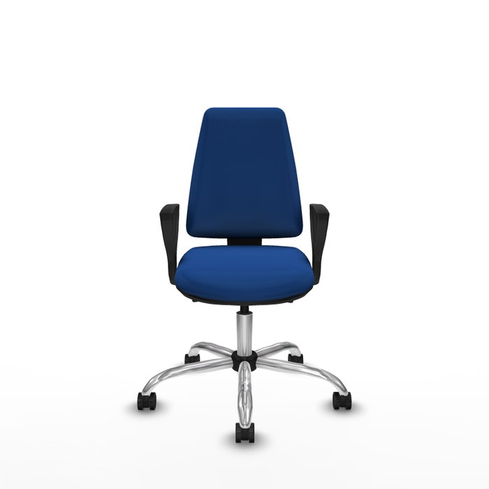 PIQUERAS Y CRESPO Silla de oficina Elche con mecanismo Asincro en Azul