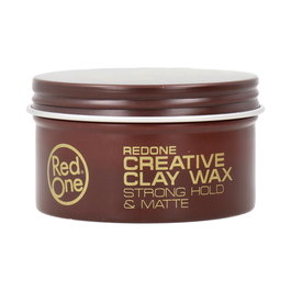 Red One Creative Clay Wax Strong Hold Matte Cera Arcilla Mate Fijación Fuerte 100 ml