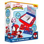 CYP BRANDS Estación de Dibujo Roll & Go Spidey Marvel, Set Completo para Pintar con Rotuladores, Ceras, Plantillas y Papel
