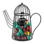 Inde Organizador Metálico para Cápsulas de Café Tipo Tetera 29 x 15.1 x 26 cm (8 Unidades)