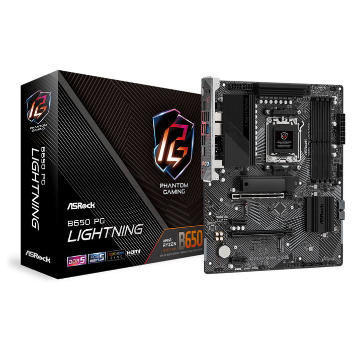 ASRock B650 PG Lightning AM5 ATX DDR5 ASRock B650 PG Lightning AM5 ATX DDR5
