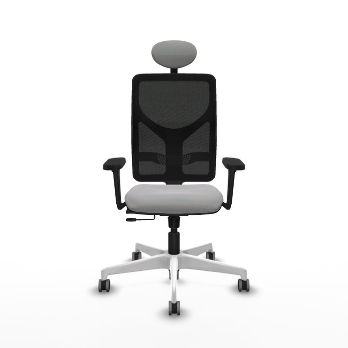 PIQUERAS Y CRESPO Silla de oficina Motilla con mecanismo Sincro/Traslack Gris claro y Negro PIQUERAS Y CRESPO Silla de oficina Motilla con mecanismo Sincro/Traslack Gris claro y Negro