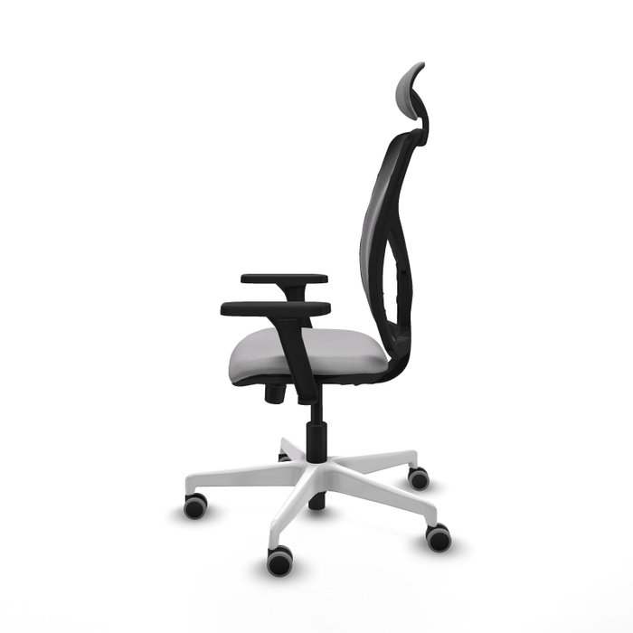 PIQUERAS Y CRESPO Silla de oficina Motilla con mecanismo Sincro/Traslack Gris claro y Negro PIQUERAS Y CRESPO Silla de oficina Motilla con mecanismo Sincro/Traslack Gris claro y Negro