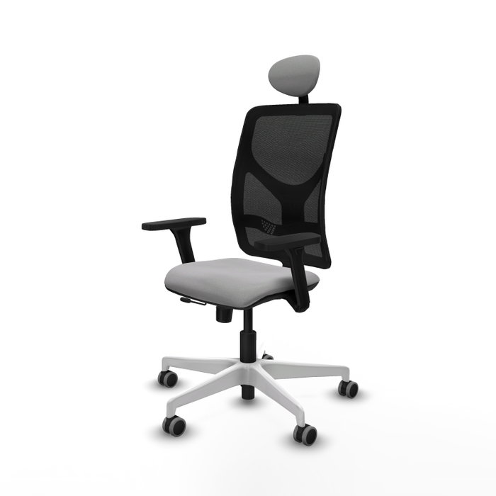 PIQUERAS Y CRESPO Silla de oficina Motilla con mecanismo Sincro/Traslack Gris claro y Negro PIQUERAS Y CRESPO Silla de oficina Motilla con mecanismo Sincro/Traslack Gris claro y Negro